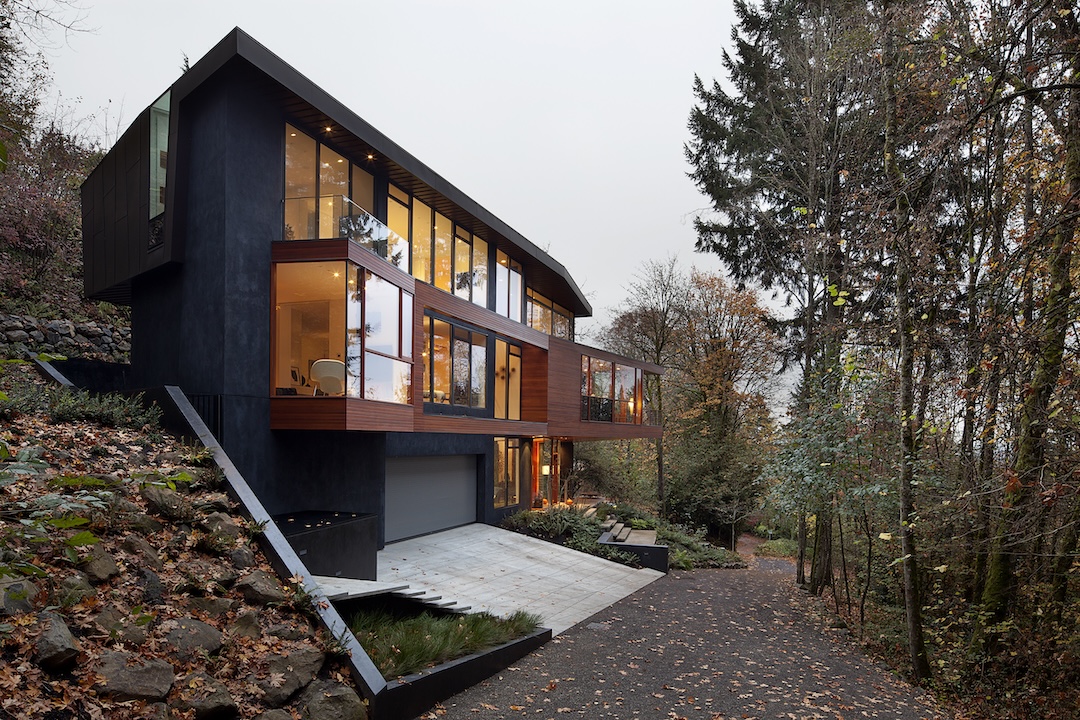 Side view of Hoke House in Portland